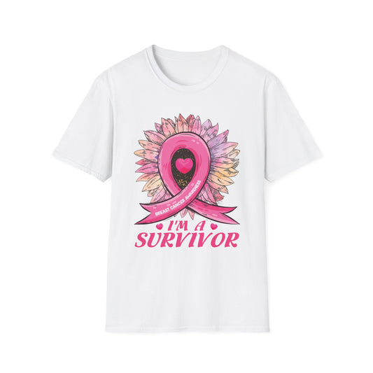 Breast Cancer Survivor T-Shirt, Inspirational Tee for Support, Gift for Fighters, Awareness Month Apparel, Hope and Strength Shirt